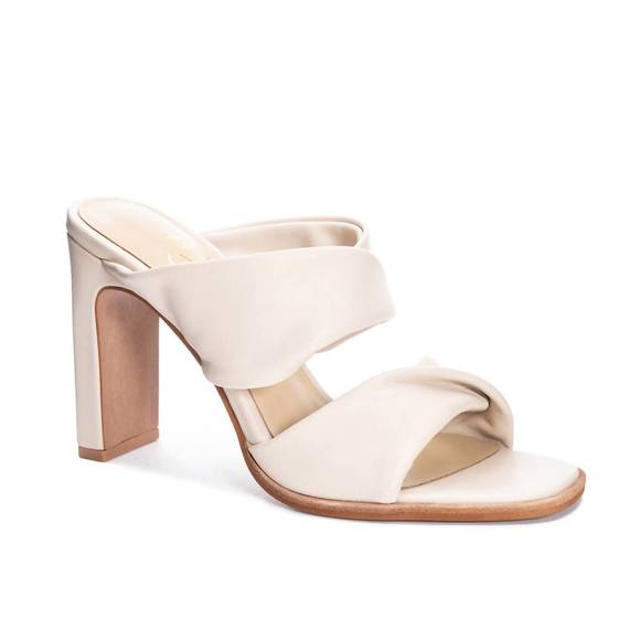 NEW CHINESE LAUNDRY women's leven dress slide in white